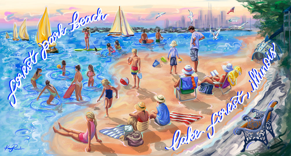 Forest Park Beach Print