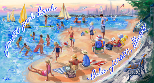 Forest Park Beach Print